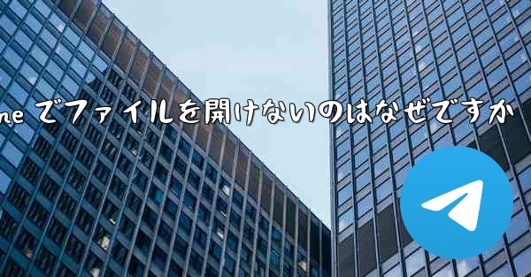<b>Paper Plane でファイルを開けないのはなぜですか</b>