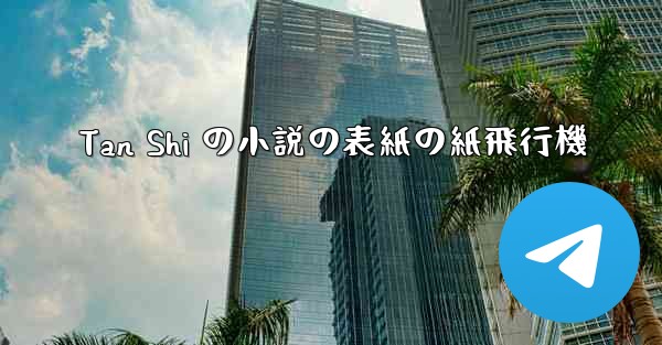 Tan Shi の小説の表紙の紙飛行機