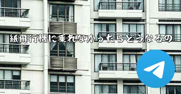 紙飛行機に乗れなかったらどうなるの