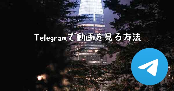 <b>Telegramで動画を見る方法</b>