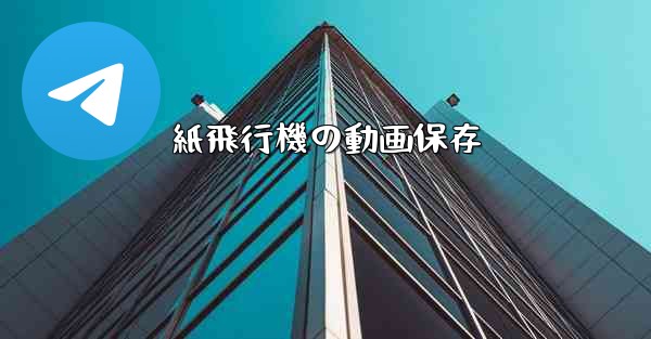 紙飛行機の動画保存