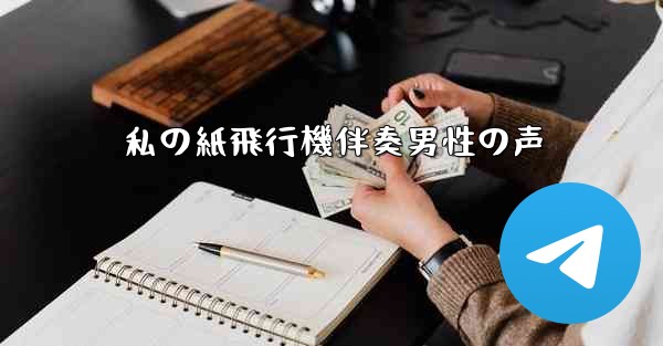 私の紙飛行機伴奏男性の声