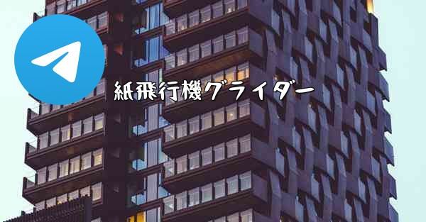 紙飛行機グライダー