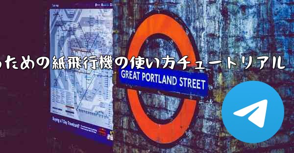 美しくするための紙飛行機の使い方チュートリアル