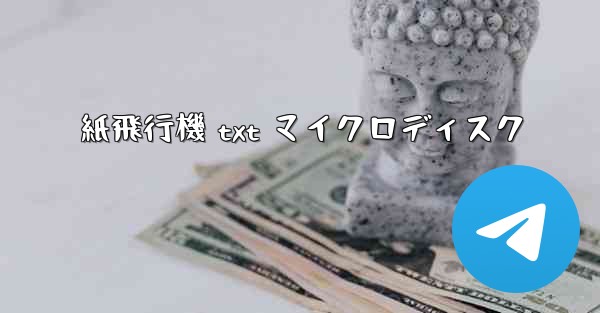 紙飛行機 txt マイクロディスク