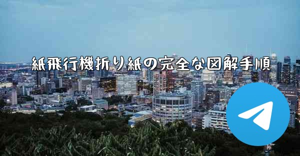 <b>紙飛行機折り紙の完全な図解手順</b>