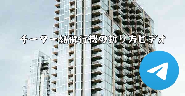 チーター紙飛行機の折り方ビデオ