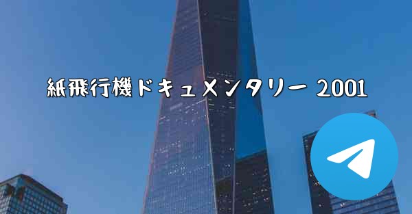 紙飛行機ドキュメンタリー 2001