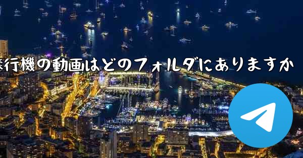 紙飛行機の動画はどのフォルダにありますか