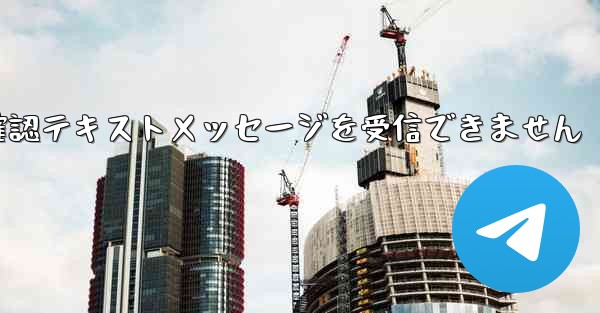 紙飛行機は確認テキストメッセージを受信できません