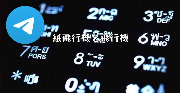 紙飛行機と飛行機