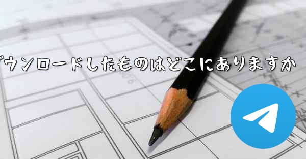 tg がダウンロードしたものはどこにありますか