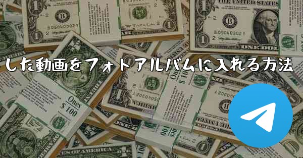 iPadにダウンロードした動画をフォトアルバムに入れる方法