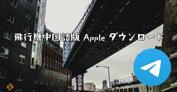 飛行機中国語版 Apple ダウンロード