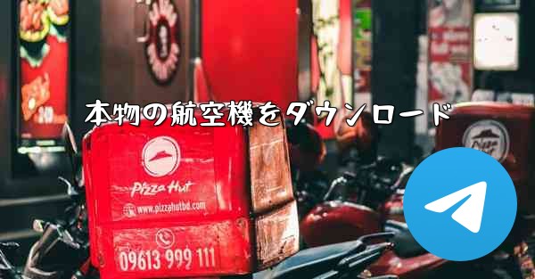 本物の航空機をダウンロード