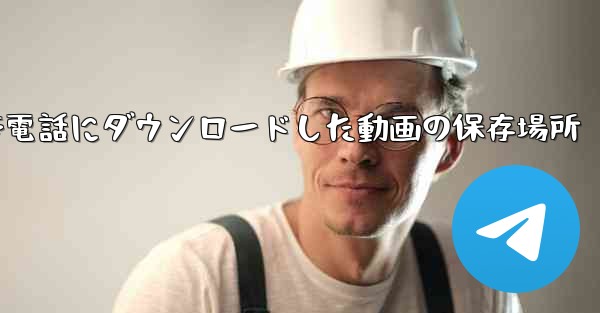 携帯電話にダウンロードした動画の保存場所